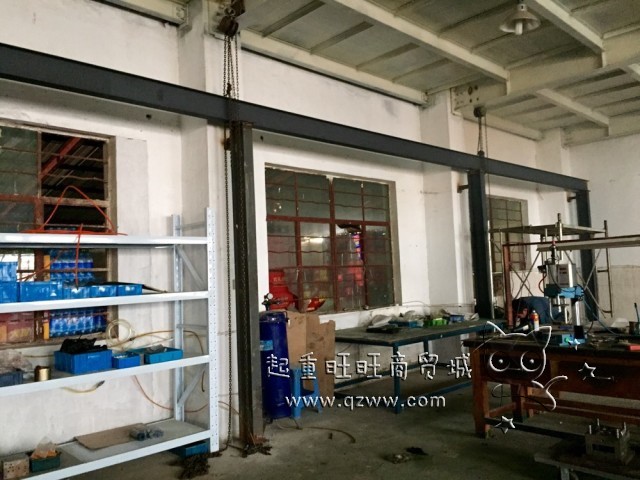 老式車間無鋼結(jié)構(gòu)加裝起重機的案例